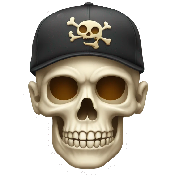 skull with cap emoji