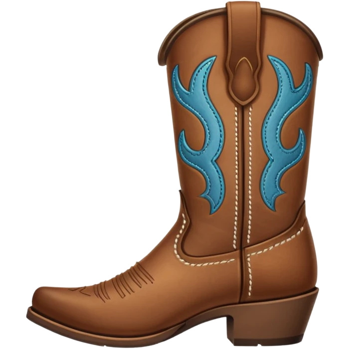 Cowboy boot emoji