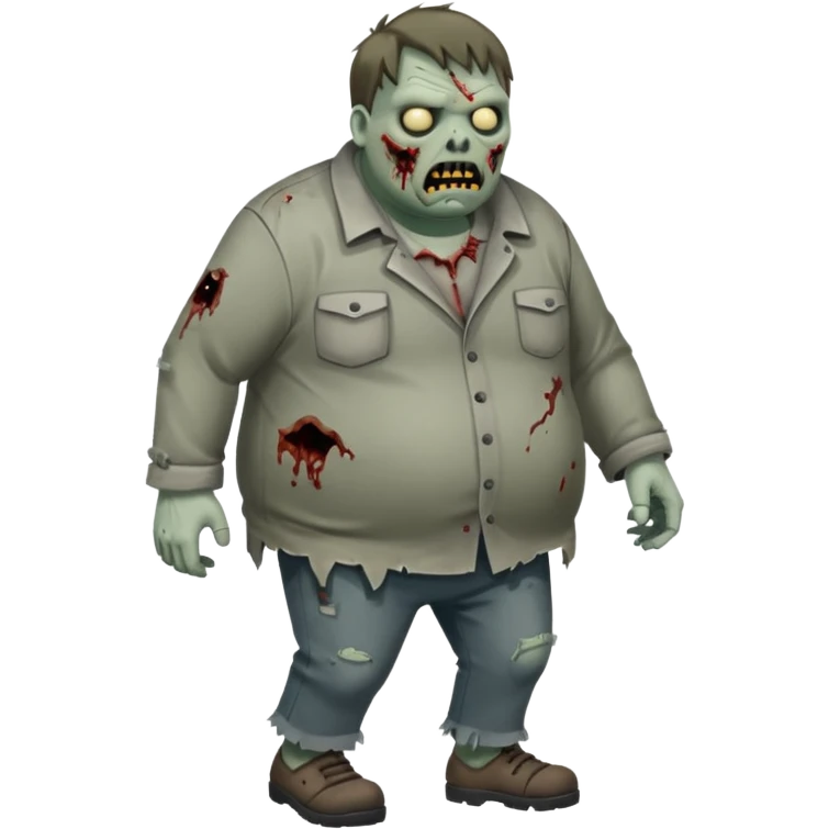 Fat zombie  emoji