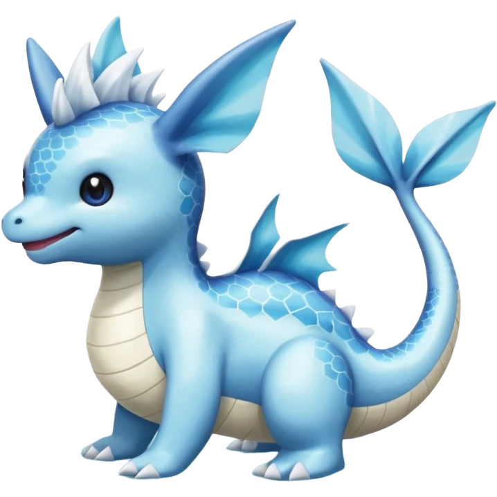 Mezprit-Primarina-Lapras-Vaporeon-Pokémon, full body emoji