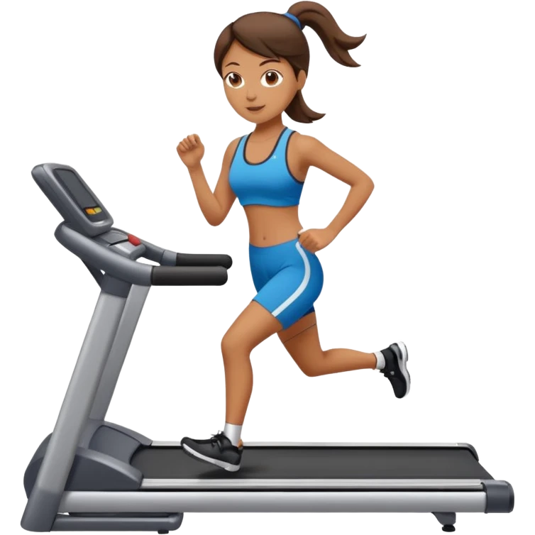 Create a clean girl treadmill emoji