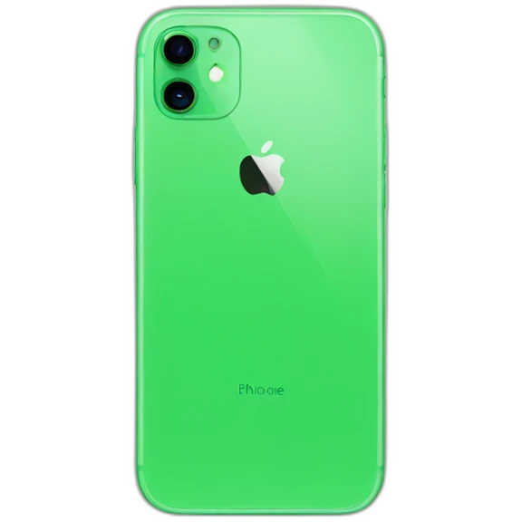 green iphone emoji