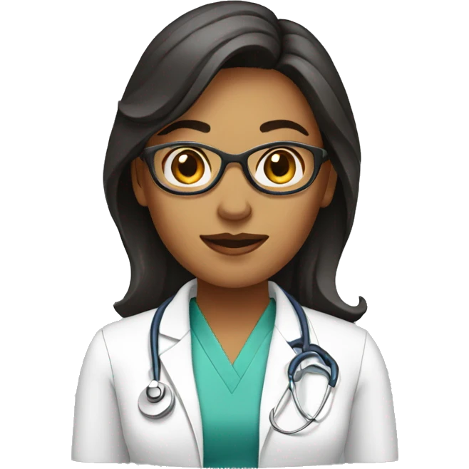 Lady doctor emoji