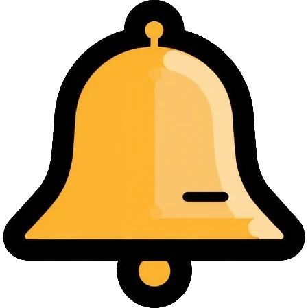 a bell emoji