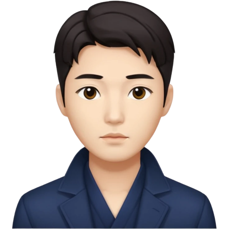 Create a handsome korean men  emoji