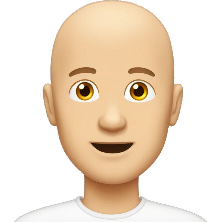 bald flash emoji