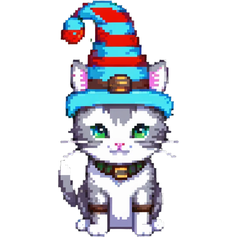 A cat wearing a hat emoji