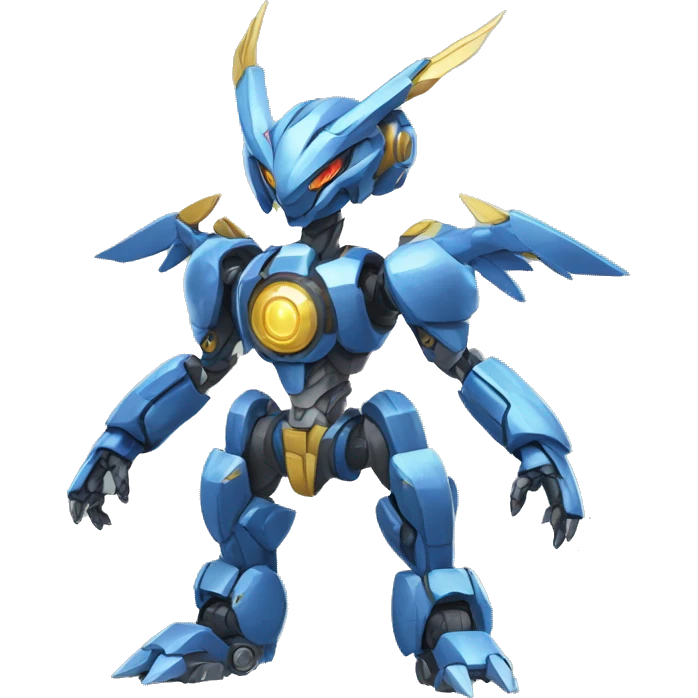 Futuristic Mechanical Pokémon-Medabot-Dragon full body emoji