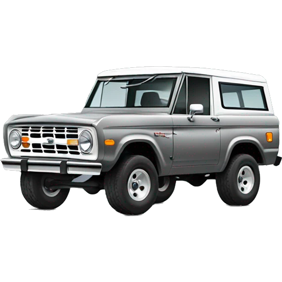 Grey ford bronco  emoji