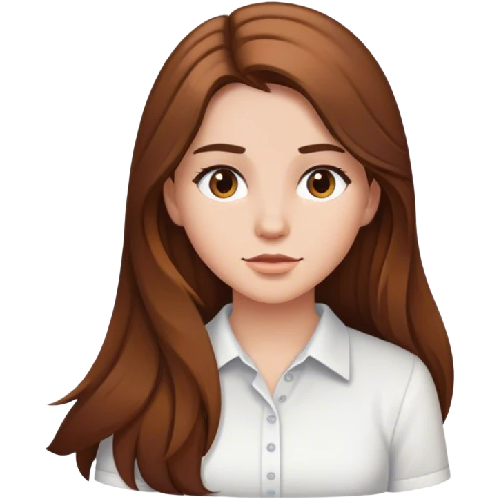 girl with long hair fashion wearing a shirt that says Madison emoji