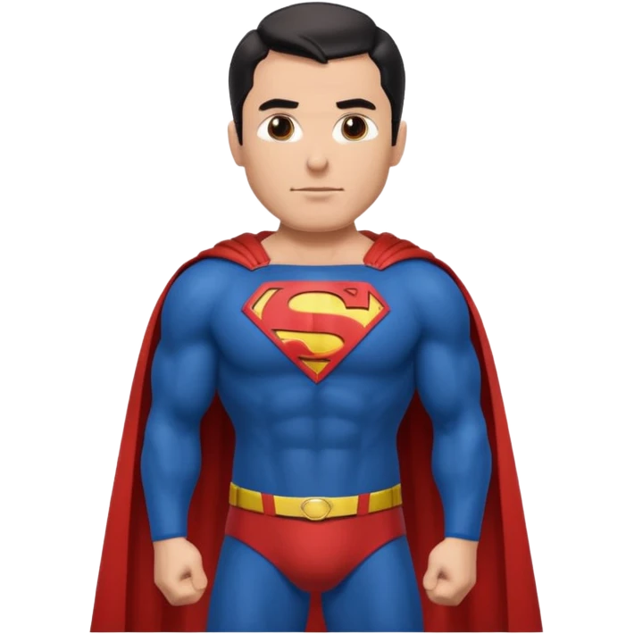 superman standing emoji