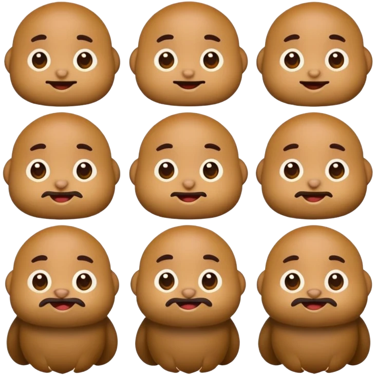 Emoji di booba (il personaggio del cartone per bambini booba) emoji