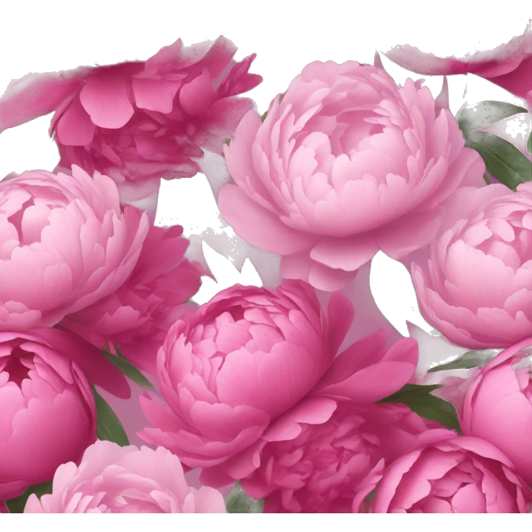 Bouquet of peonies emoji