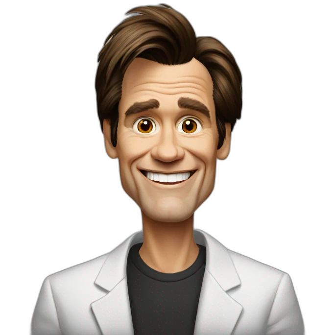 Jim carrey paint emoji
