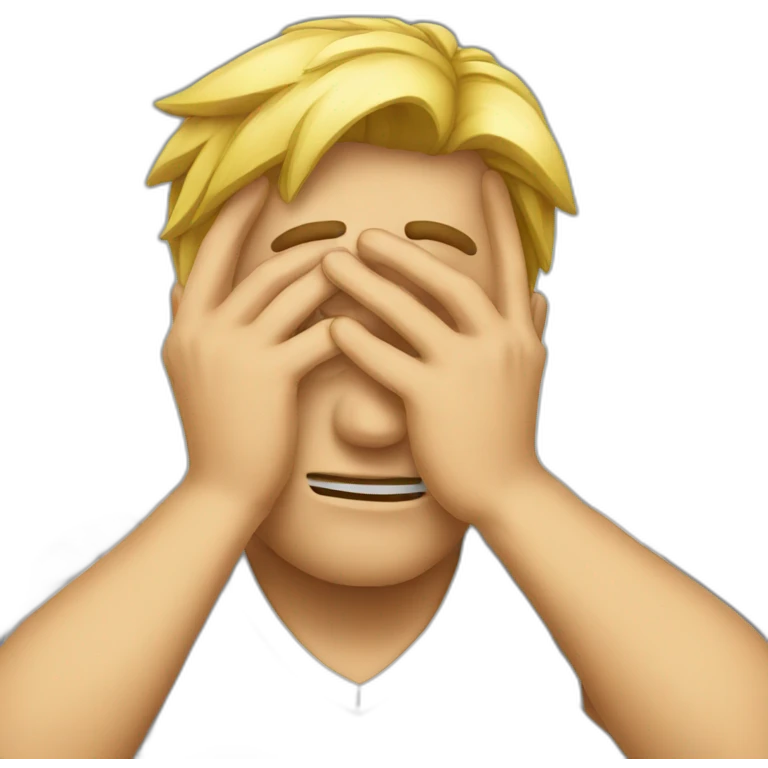 facepalm emoji