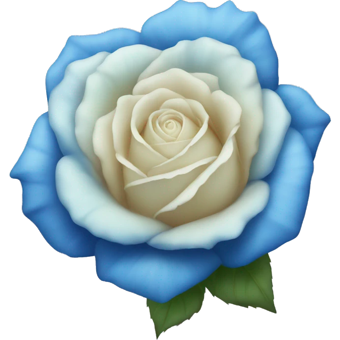 blue rose  emoji