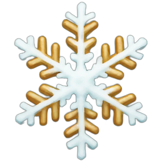 christmas snowflake emoji