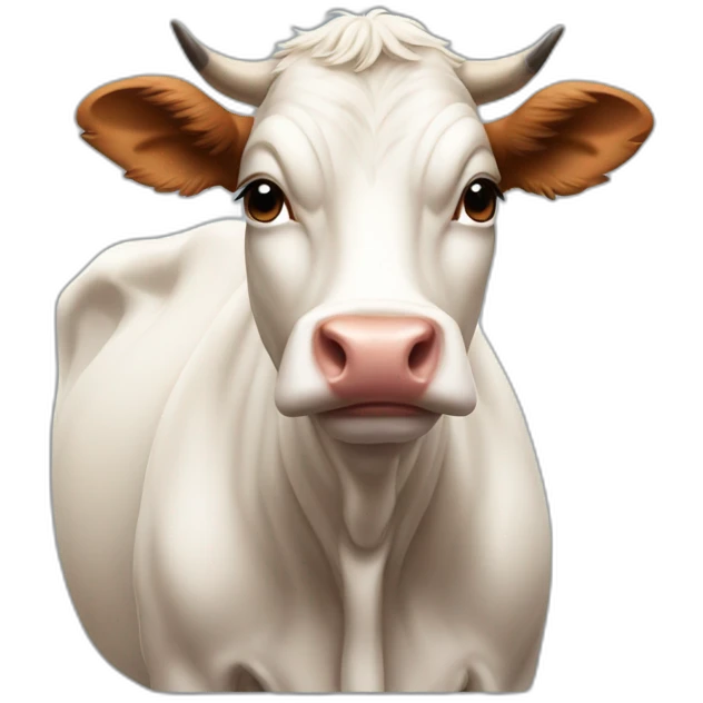 Cow that is a little too sexy emoji