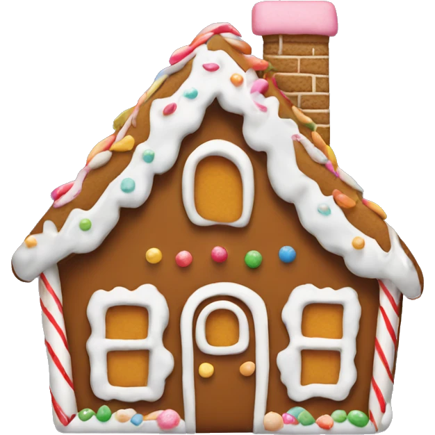 gingerbread house emoji