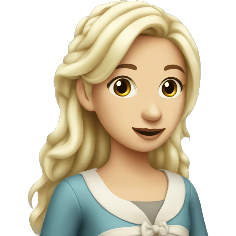 Vanilla girl emoji
