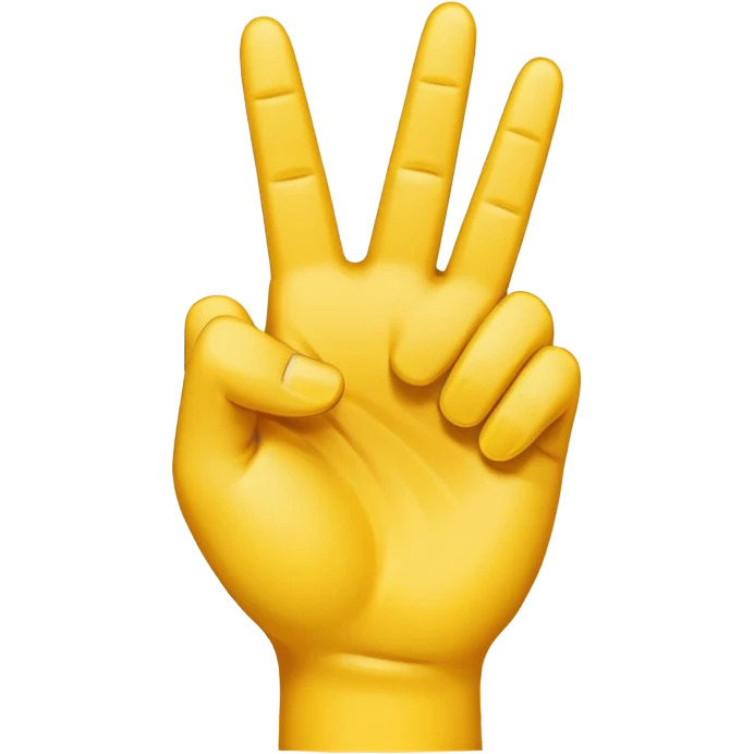 I want an emoji with all the fingers up and the middle finger down emoji