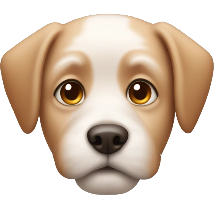 cute dog face emoji
