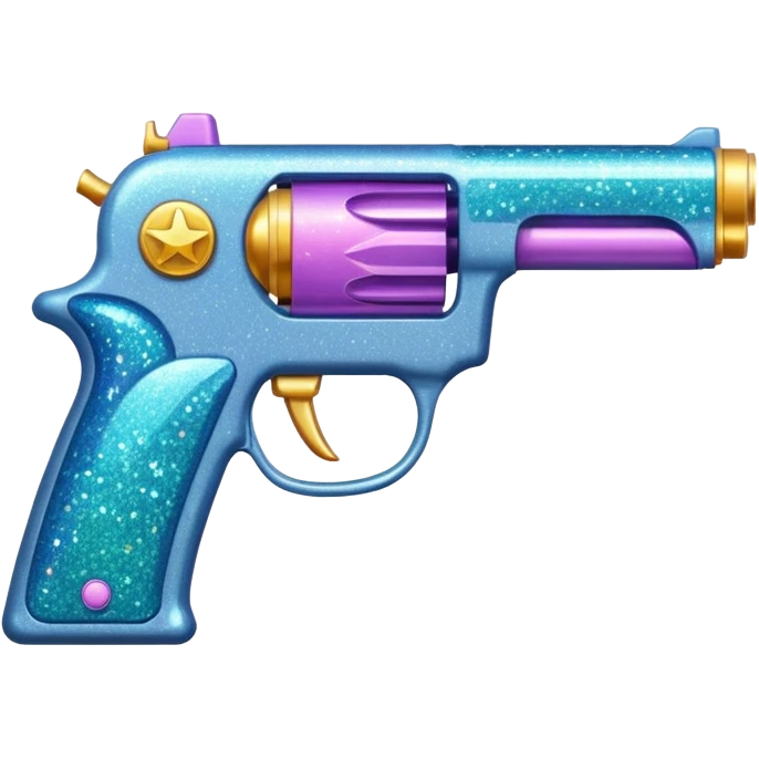 glitter gun emoji