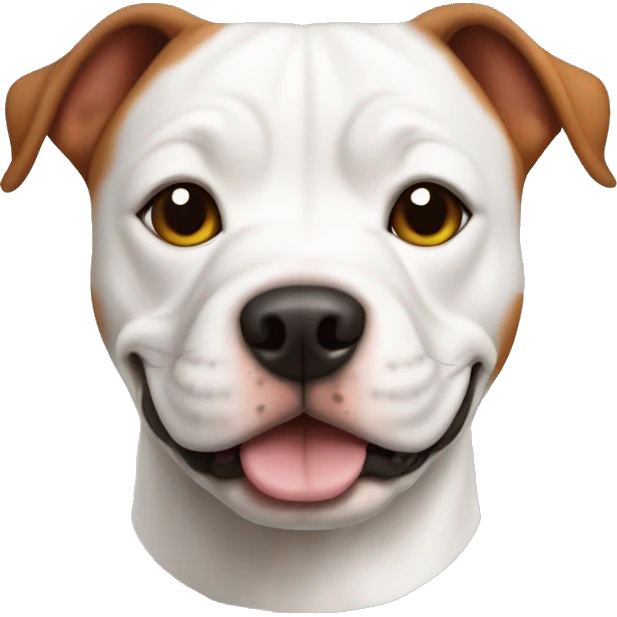 Ginger Staffordshire bull terrier emoji