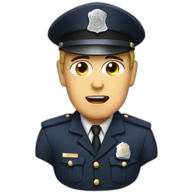 Complains officer emoji