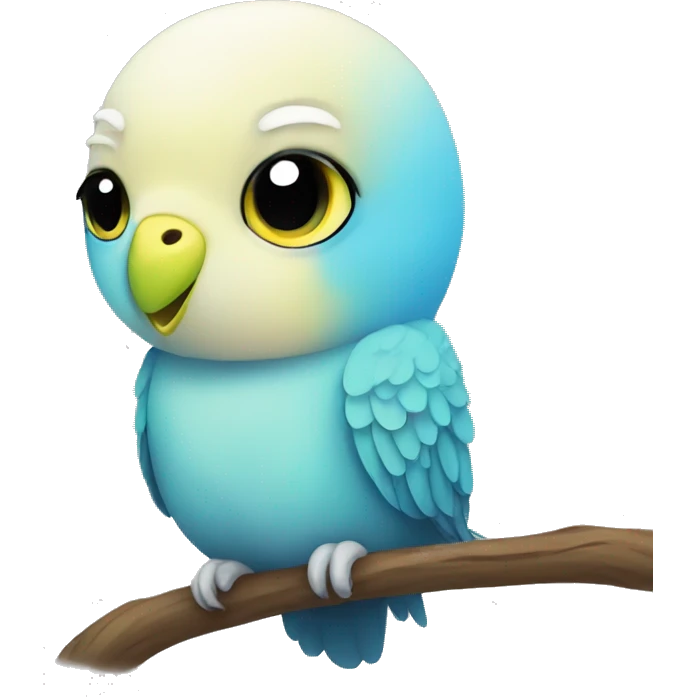 cute budgie emoji