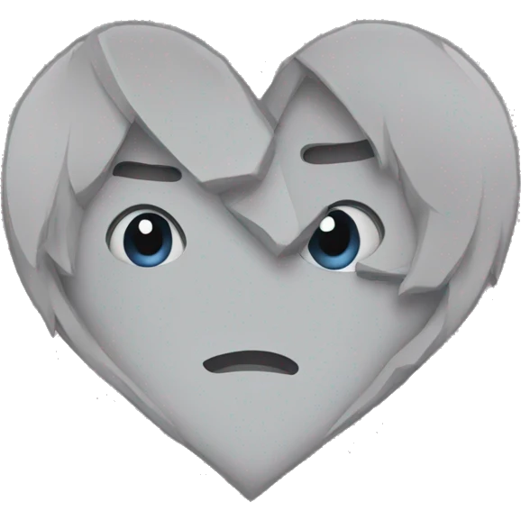 Broken heart emoji
