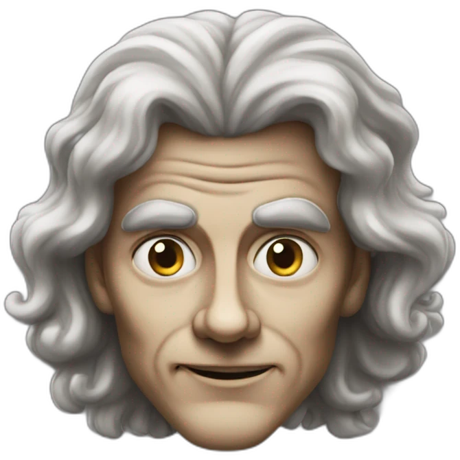 Issac Newton evil smirk emoji