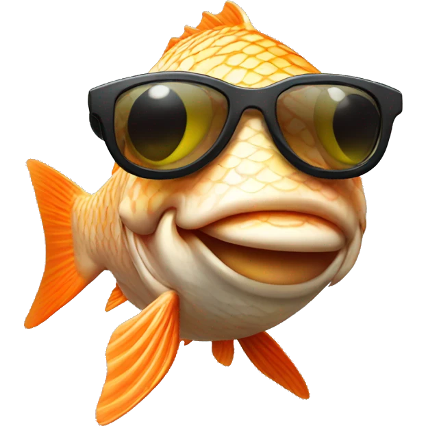 fish with sunglasses emoji