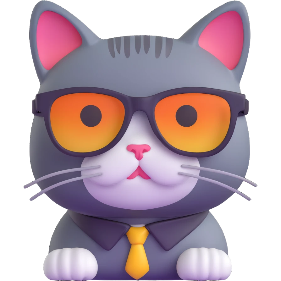 cat wearing sunglasses emoji