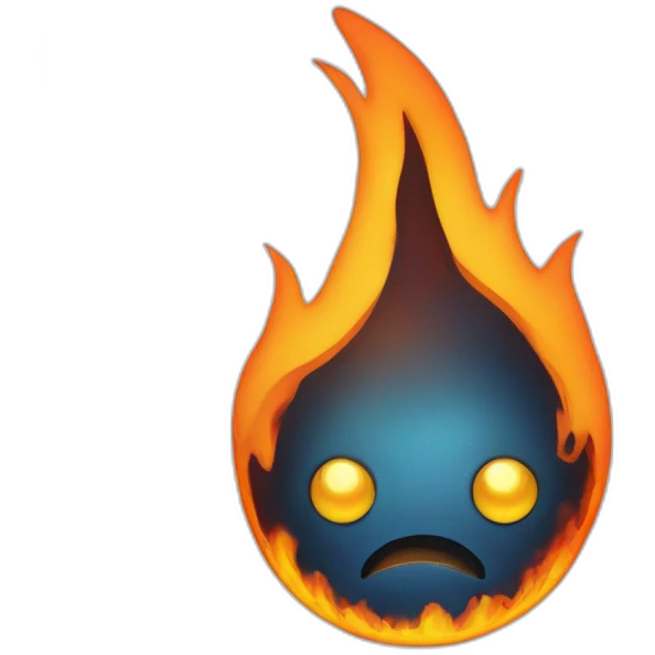 retina on fire alert exclamation point emoji