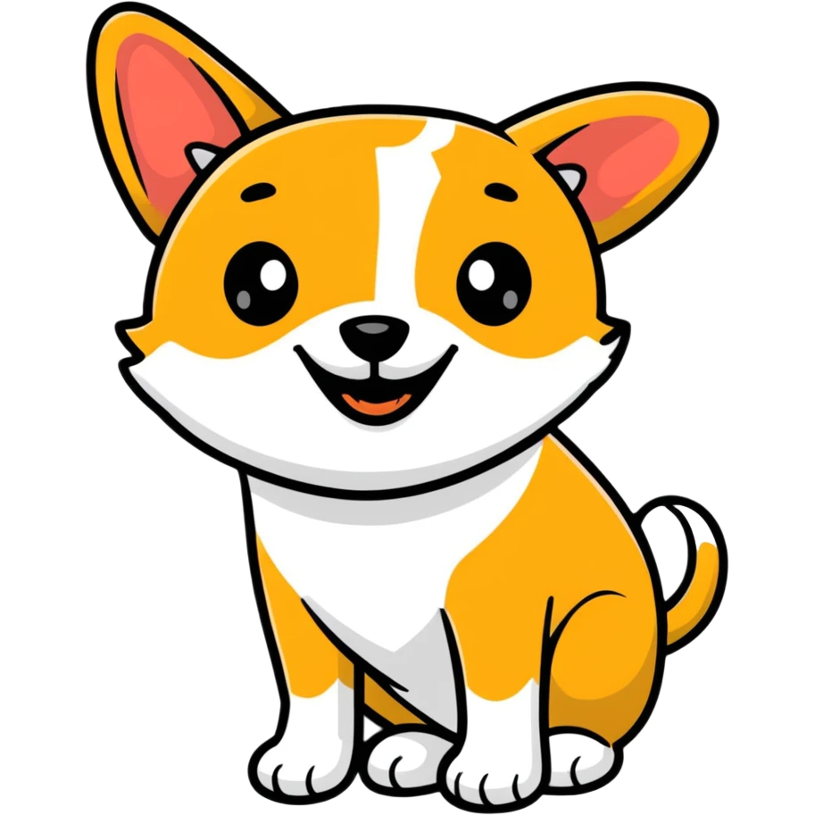 happy dog emoji