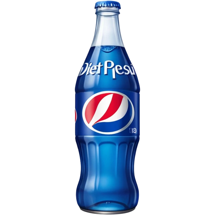 bottle of diet pepsi emoji