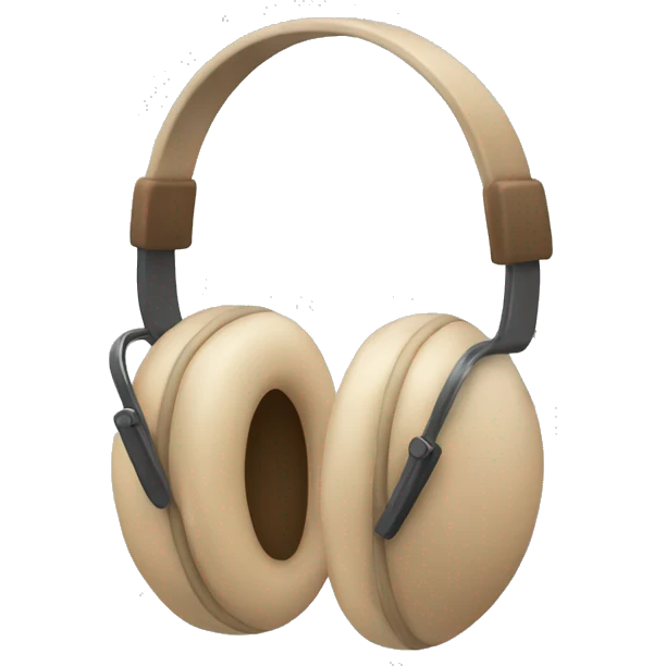 beige earmuffs emoji