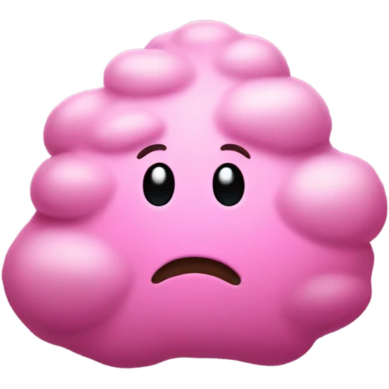 Pink poop emoji