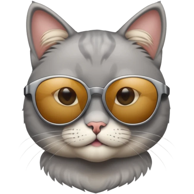 Cat wearing sunglasses emoji