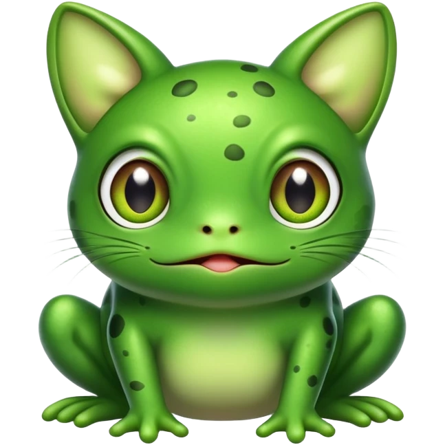 Frog cat emoji