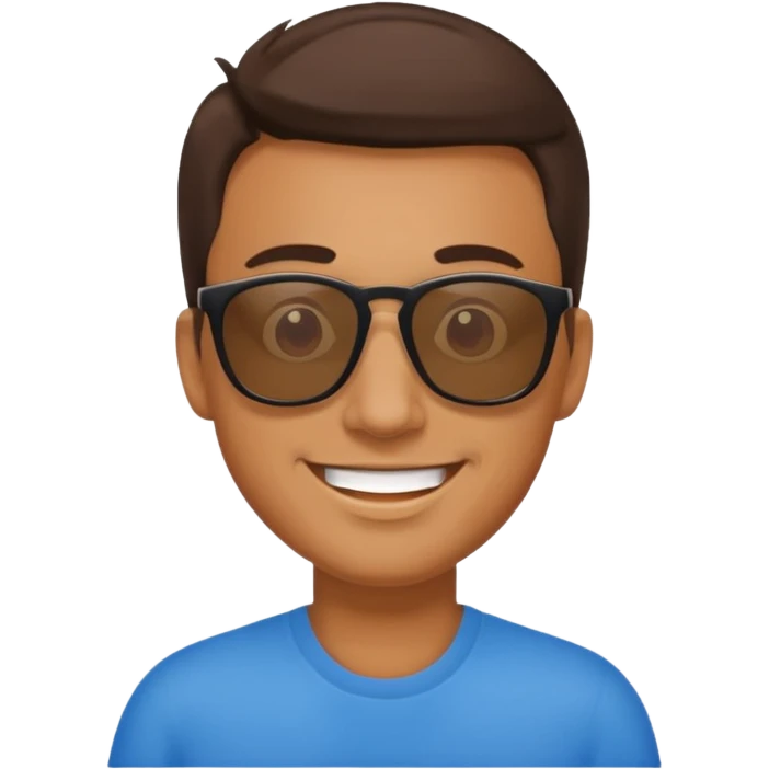 Homme portrait emoji