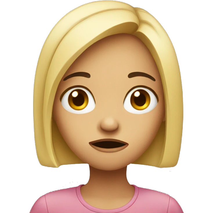 confused girl emoji