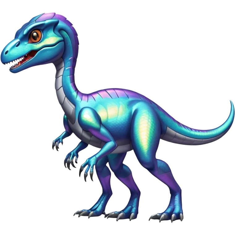 Futuristic Shiny Velociraptor-Fakémon-Pokémon emoji