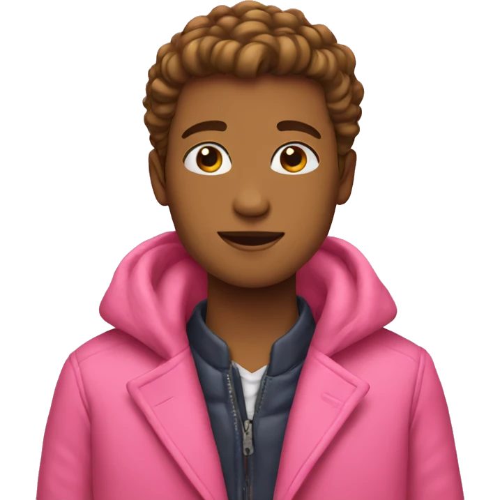 Pink coat emoji