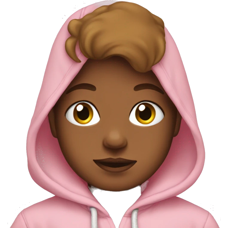 Baby pink hoodie  emoji