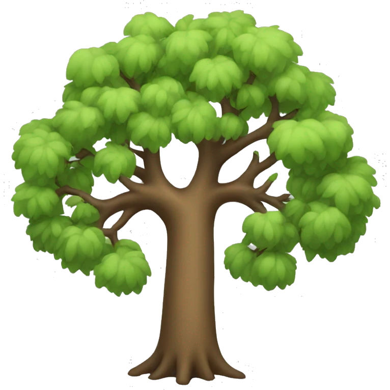 Tree without leaves emoji