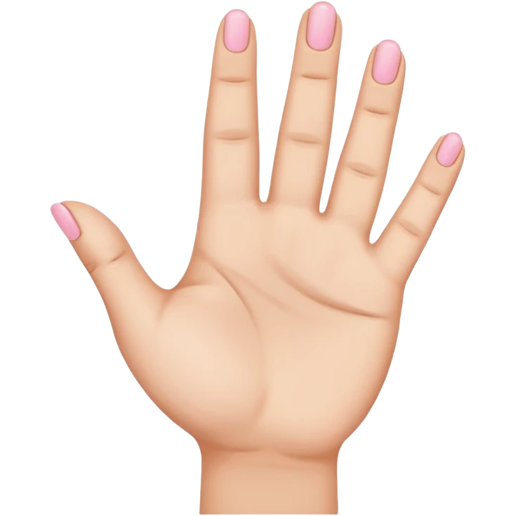 A hand facing forward(✋🏻), but with only the index, middle, and pinky fingers raised. That is, with the thumb and ring finger hidden. emoji