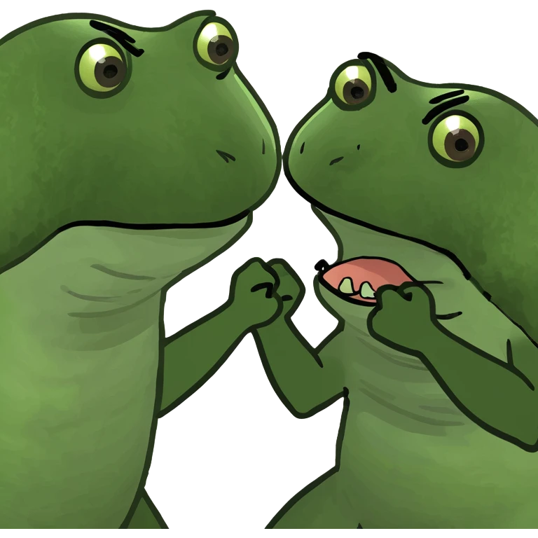 bufo punched another bufo emoji