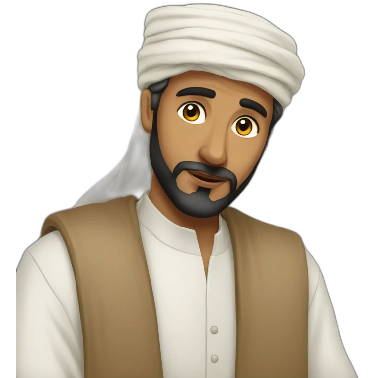 The prophet Muslim emoji